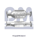 BM Cats Petrol Catalytic Converter - BM90030 with Fitting Kit - FK90030 fits Rover