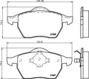 Mintex Brake Pad Set fits -Ford Seat VW MDB1741 (also fits other vehicles)