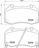 Mintex Brake Pad Set fits -Opel Vauxhall MDB3851 (also fits other vehicles)