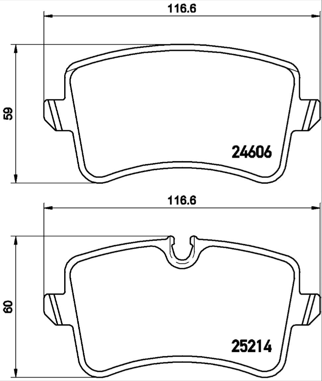 Brembo Brake Pad Set - P85120