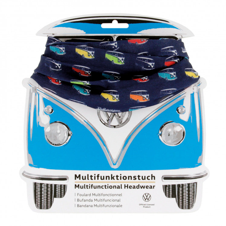 VW T1 Bus Multifunctional Headwear - Parade/Blue