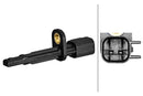 HELLA 6PU 358 217-051 Sensor, wheel speed - 2-pin connector