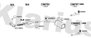 Klarius CN678V - Box With Centre Pipe  - Fits Citroen Dispatch 2.0 HDi