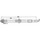 Borg & Beck Brake Hose  - BBH7081 fits Mazda MPV 99-