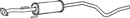 Klarius DW20P - Box With Centre Pipe  - Fits Daewoo Matiz 0.8i
