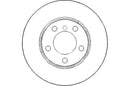 Disctech Brake Disc (Single) - Fits Mazda, Mini - ABD3163 - Front Axle