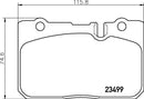 Mintex Brake Pad Set fits -Lexus Toyota MDB1942 (also fits other vehicles)
