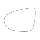 APEC Replacement Stick-On Standard Vehicle Mirror Glass LHS - AMS2047