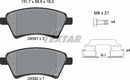 Fiat Suzuki, Brake Pad Set - Textar 24391012560201