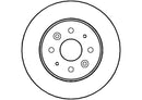 Disctech Brake Disc (Single) - Fits Kia, Land rover - ABD2911 - Front Axle