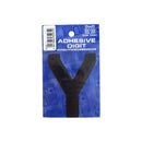 Castle Promotions Y - 3in. Adhesive Digit - Black - Pack Of 12 - DPX12Y