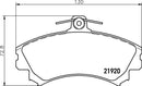 Mintex Brake Pad Set fits -Mitsubishi Smart MDB2766 (also fits other vehicles)