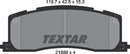 Textar Brake Pad Set - 2168801