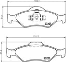 Padtech Brake Pad Set - PAD2059
