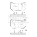 Borg & Beck Brake Pads - BBP2876