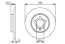 Bosch Brake Disc Pair Part No - 0986479R91