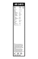 Bosch Aerotwin Front Wiper Blade Set - 650/340mm - AR140S