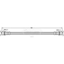 Borg & Beck Brake Hose  - BBH7893 fits Toyota Yaris 05- French Built