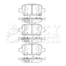 Key Parts Brake Pads - KBP2579