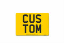 Standard Rear Aluminium Number Plate 310 X 210