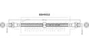 Borg & Beck Brake Hose - BBH9002