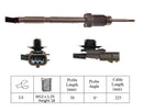 Fuel Parts Exhaust Gas Temperature Sensor - EXT051