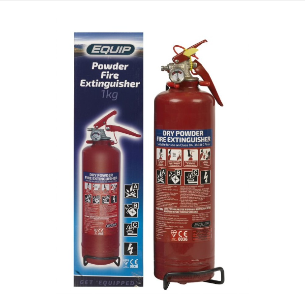 Equip EFE001 1KG Dry Chemical Powder Fire Extinguisher - RACEFE001