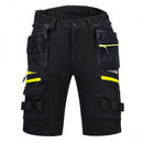 Portwest DX444 - DX4 Detachable Holster Pocket Shorts Black - DX444BKR30