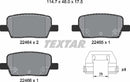 Textar Brake Pad Set - 2246401