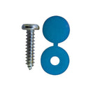 Pearl Consumables Number Plate Caps & Screws - Blue - Pack of 50 - PNP146R