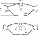 Mintex Brake Pad Set fits -Saab MDB1460 (also fits other vehicles)