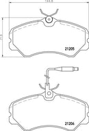Mintex Brake Pad Set fits -Citroën Fiat Peugeot Talbot MDB1388 (also fits other vehicles)