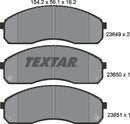 Textar Brake Pad Set - 2364901