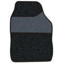 Streetwize Standard Universal Mat Set - Velour - Black/Black Binding - 4 Piece - SWBCM