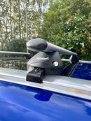Summit Premium Integrated Railing Roof Bars 1.07m - Aluminium, with Additional Fitting Kit - SUP-957D fits various