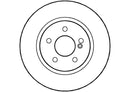 Disctech Brake Disc (Single) - Fits Ford, Mercedes-benz - ABD2839 - Rear Axle