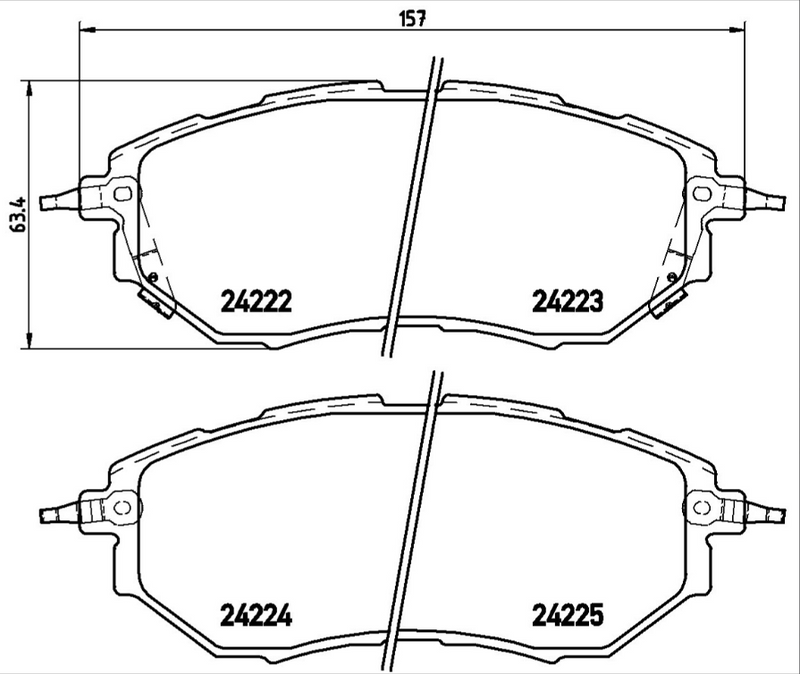 Brembo Brake Pad Set - P78017