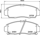 Padtech Brake Pad Set - PAD2043