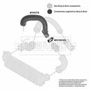 Borg & Beck Turbo Hose  - BTH1175 fits VAG Transporter 2.0D 03-