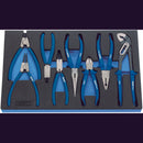 Draper Heavy Duty Soft Grip Pliers Set in EVA Foam Insert Tray (8 Piece)