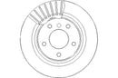 Disctech Brake Disc (Single) - Fits Bmw - ABD2363 - Rear Axle
