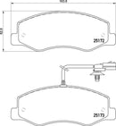 Mintex Brake Pad Set fits -Nissan Opel Renault Vauxhall MDB3095 (also fits other vehicles)