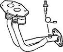 Klarius 301100 - Front Pipe For Cat  - Fits Volvo 440 2.0i