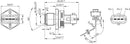 Bosch Fuel Pressure Sensor Part No - 0281002937