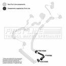 First Line Turbo Hose  - FTH1186 fits VAG Sharan 1.8D, 1.9D 00-10