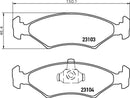 Mintex Brake Pad Set fits -Ford Mazda TVR Westfield MDB1883 (also fits other vehicles)