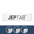 Jepson Oversize Oblong Acrylic 533 x 152mm with 'Snap of Tab' - 10025770-PK20