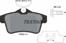 Citroën Ds (Capsa) Peugeot, Brake Pad Set - Textar 2492201