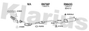 Klarius RN756P - Box With Centre Pipe  - Fits Renault Megane I 1.6i