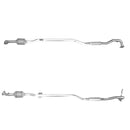 BM Cats Approved Petrol Catalytic Converter - BM92096H with Fitting Kit - FK92096 fits Mitsubishi